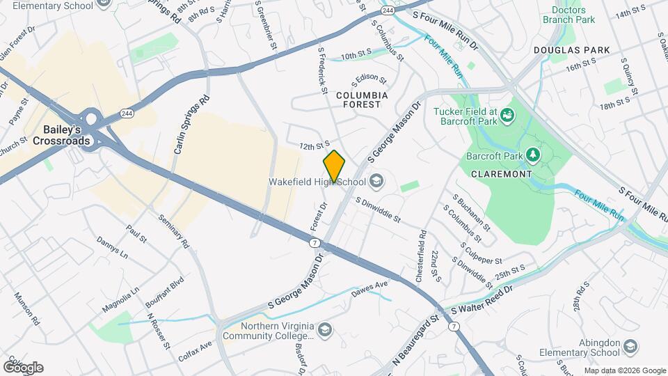 3517 Forest Dr Map and Location Details