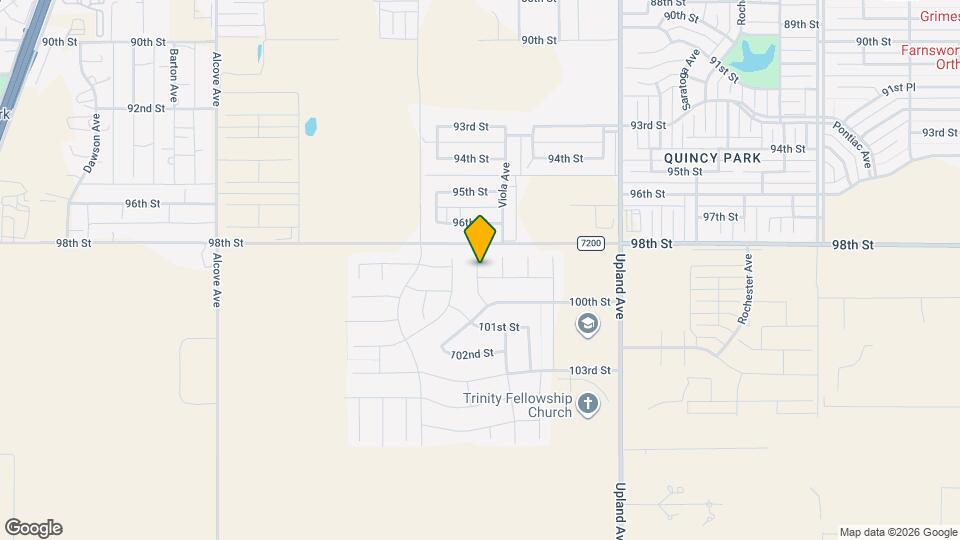 9807 Viola Ave Map and Location Details