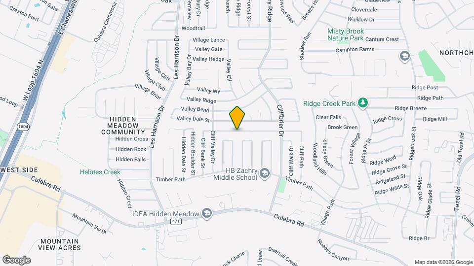 9414 Cliff Way St Map and Location Details