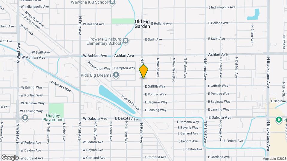 310 E Sussex Way Map and Location Details