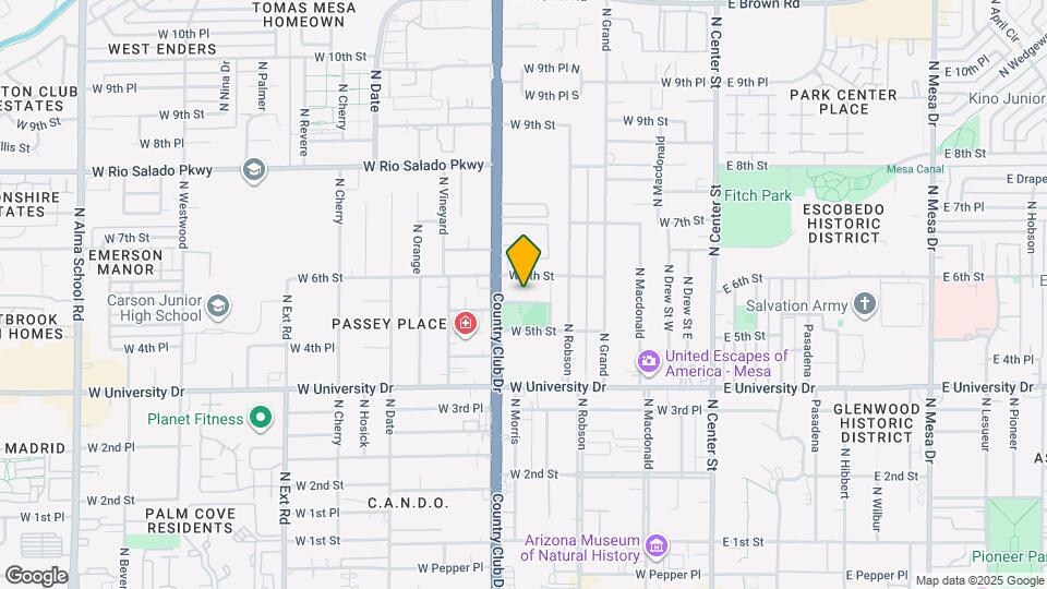 336 W 5th Pl Map and Location Details