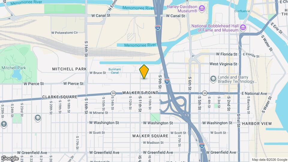 1028 W Pierce St Mapa y Detalles de la Ubicación