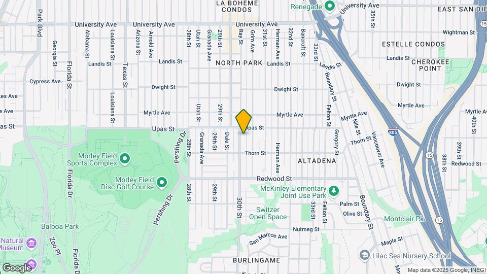 3357-3371 30th St Map and Location Details
