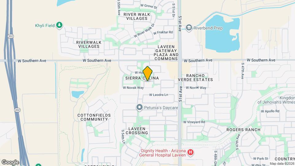 5307 W T Ryan Ln Mapa y Detalles de la Ubicación