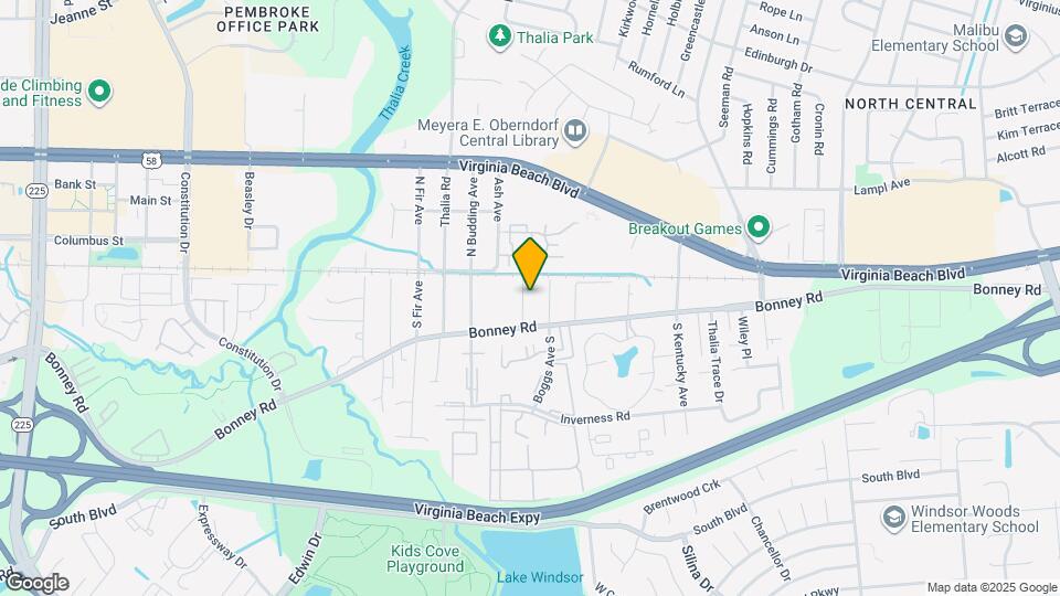 110 S Corwood Ave Map and Location Details