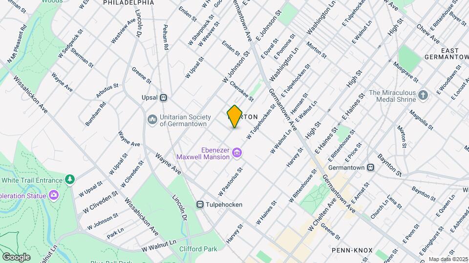 134 W Washington Ln, Unit 2 Map and Location Details