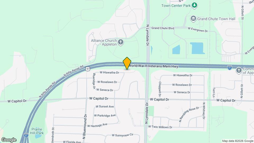 2794 W Hiawatha Dr Map and Location Details