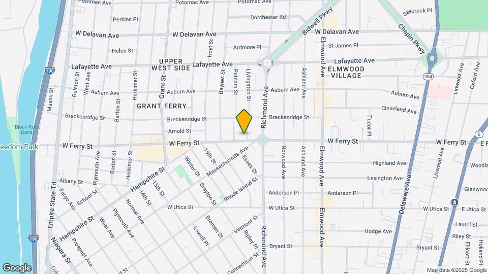 482 West Ferry, Unit 482 Upper Unit Mapa y Detalles de la Ubicación