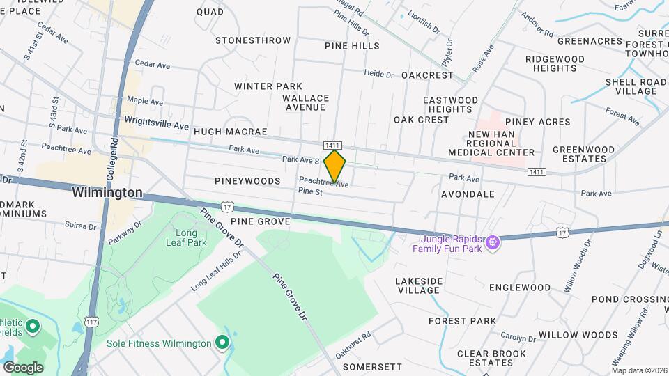 5017 Pine St Map and Location Details