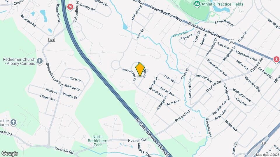 638 Top Ridge Dr Map and Location Details