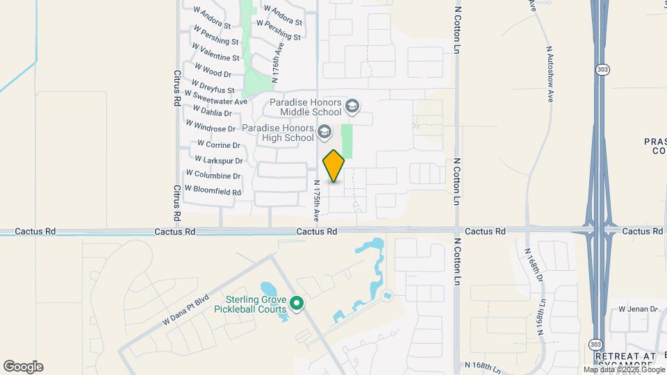 12437 N 174th Ln Map and Location Details