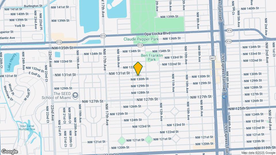 1365 NW 130th St Map and Location Details