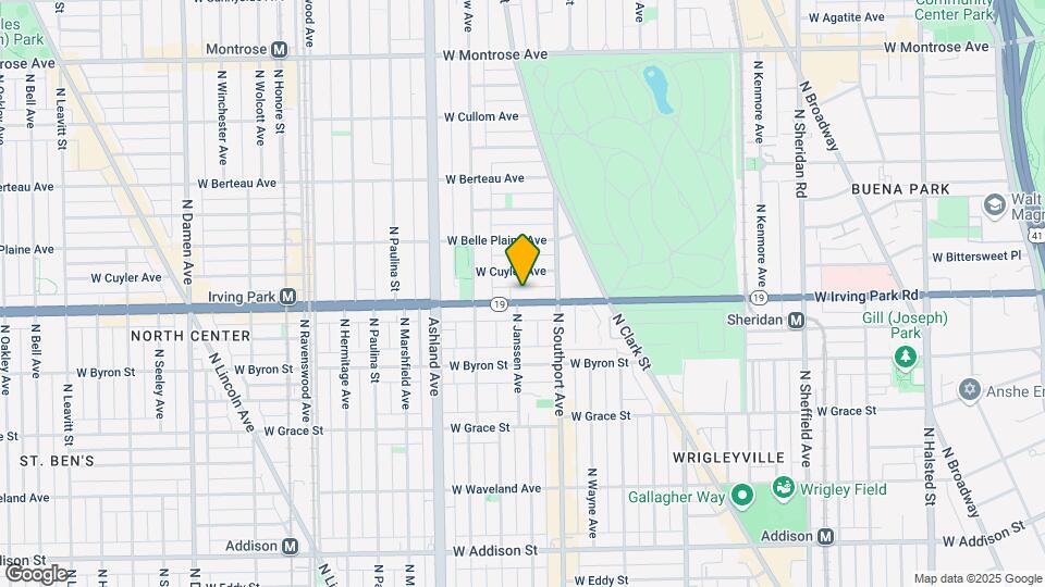 1434 W Irving Park Rd-Unit -1 Map and Location Details