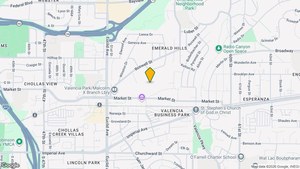 700 Selma Pl Map and Location Details