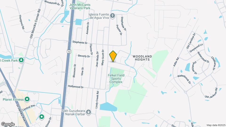 103 Water Oak Dr Map and Location Details