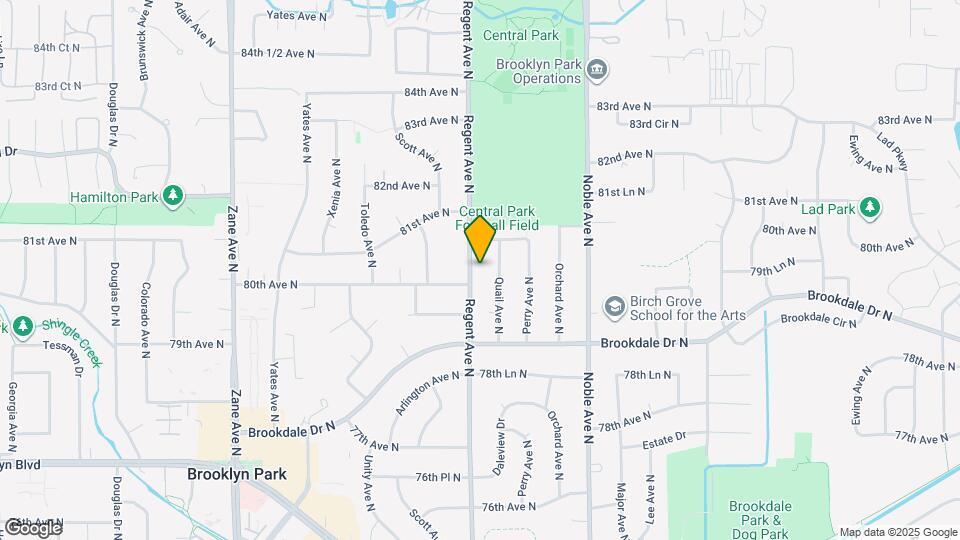 8008 Regent Ave N Mapa y Detalles de la Ubicación