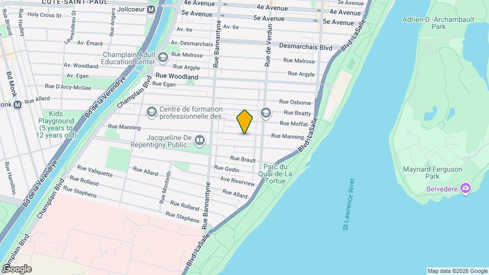 670 Manning Rue Map and Location Details