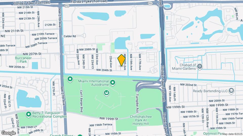 20421 NW 20th Ct, Unit A2 Map and Location Details