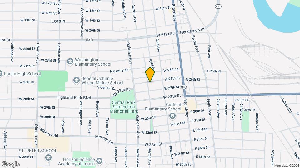 2613 Lexington Ave Map and Location Details