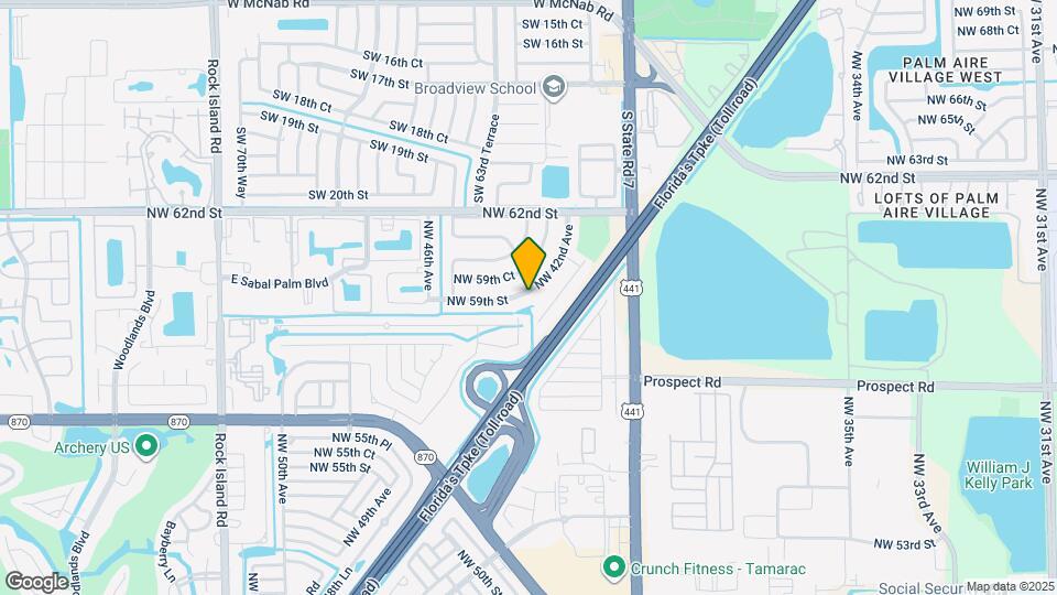 5900 NW 42nd Ave Map and Location Details