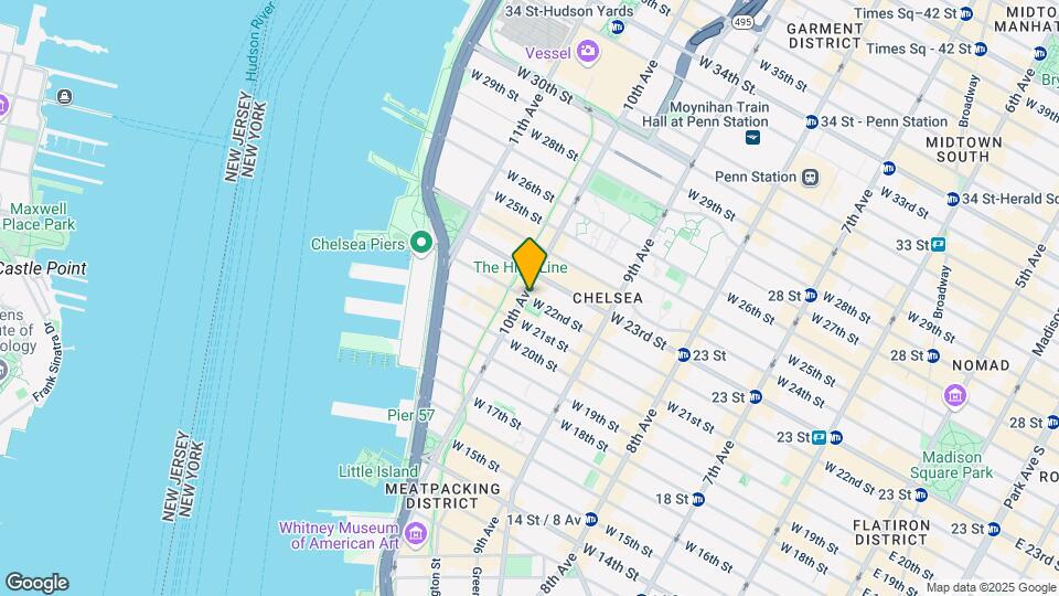 491 W 22nd St Map and Location Details