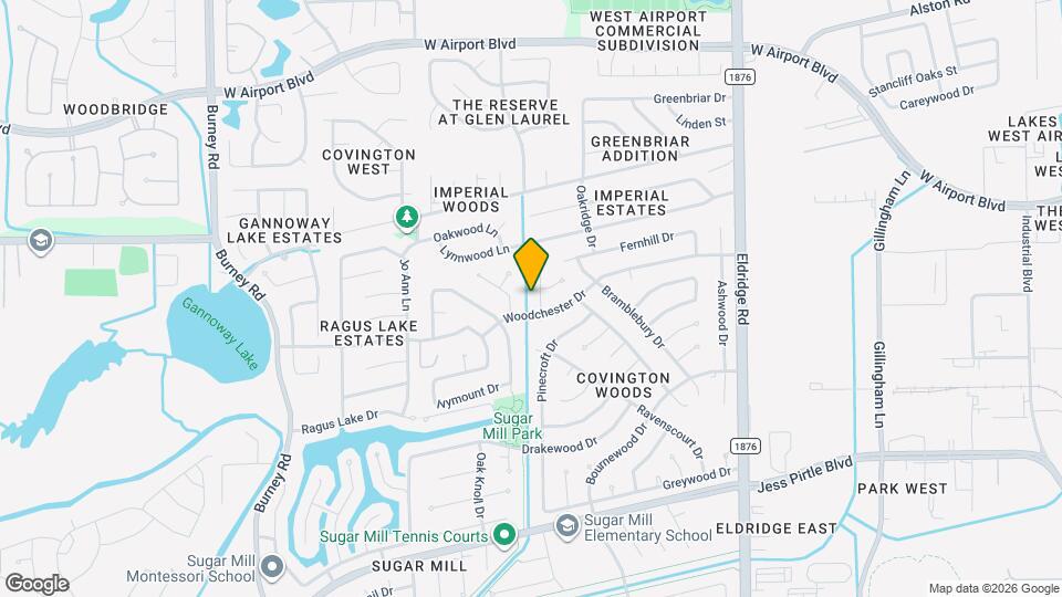 1511 Alderbrook Dr Map and Location Details