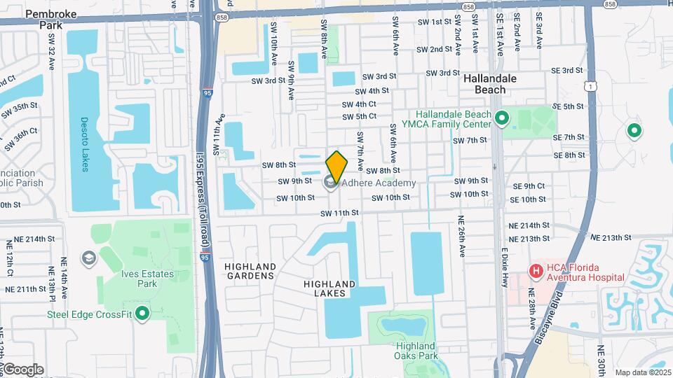 900 SW 7th Terrace, Unit Apt B Mapa y Detalles de la Ubicación