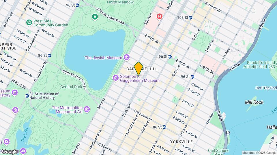 72 E 91st St Map and Location Details
