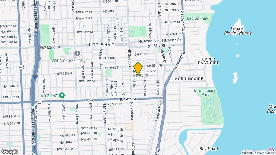 250 NE 58th St Mapa y Detalles de la Ubicación