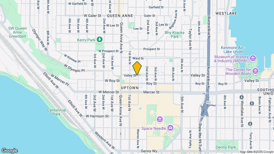 Queen Anne Fourplex Mapa y Detalles de la Ubicación
