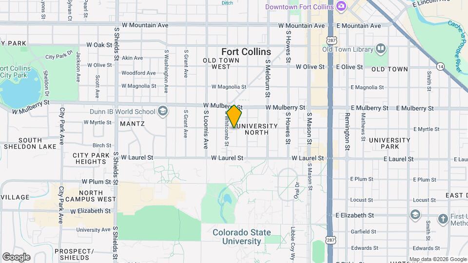 521 W Myrtle St Map and Location Details