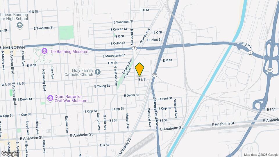 1519 E L St Map and Location Details