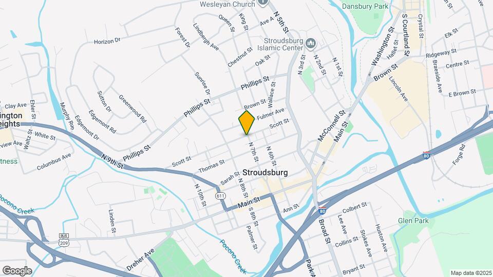 703 Scott St Map and Location Details