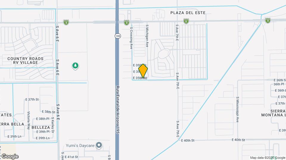 6715 E 35th Rd Map and Location Details