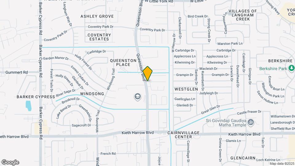 5535 Brookhollow Oaks Trail Map and Location Details