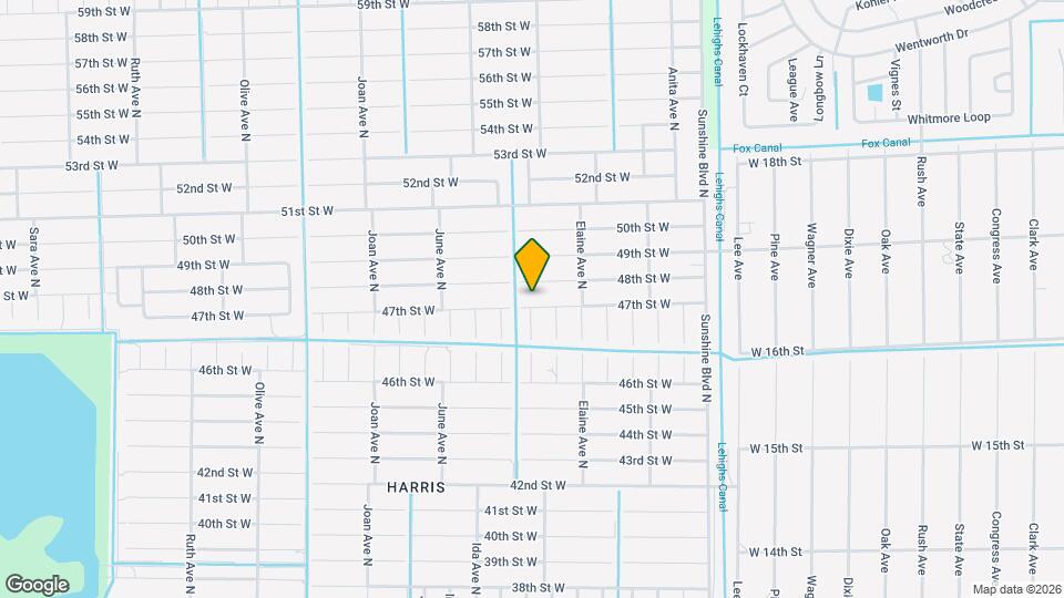 2714 47th St W Map and Location Details