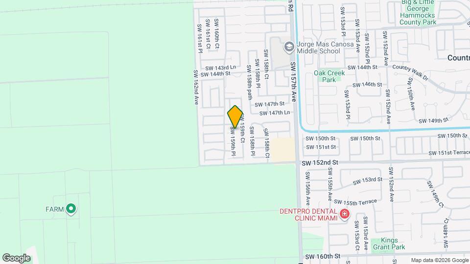 14903 SW 159th Pl Map and Location Details