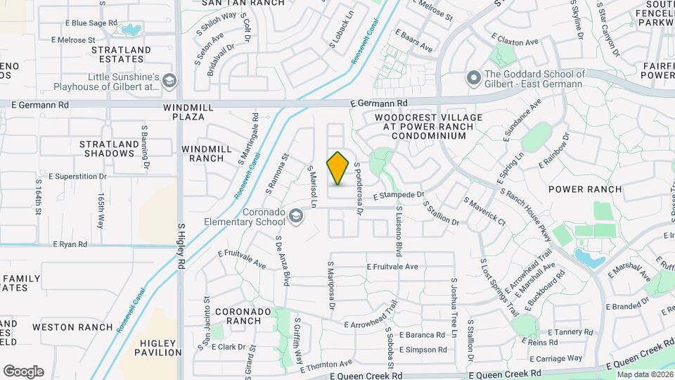 3651 E Sundance Ave Map and Location Details