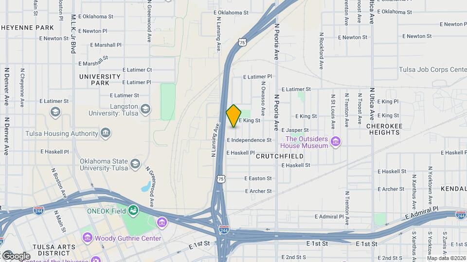 818 N Madison Ave Map and Location Details