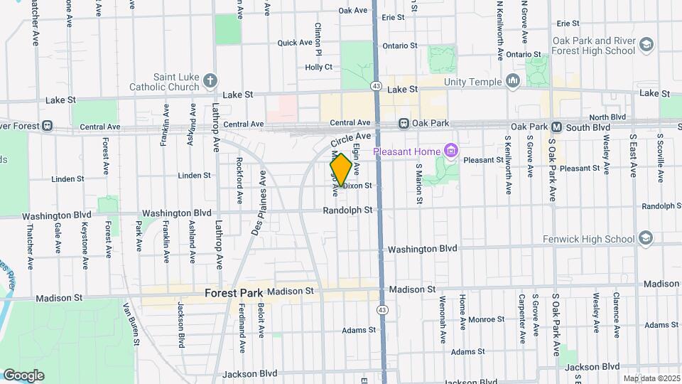 134 Marengo Ave Map and Location Details