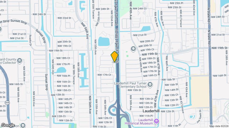 1800 NW 52nd Ave Map and Location Details
