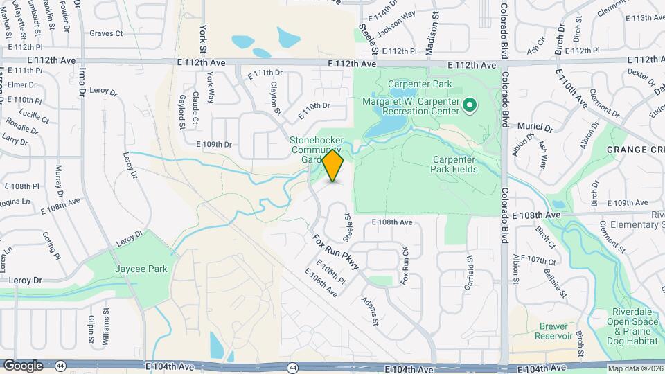 3104 E 108th Dr Map and Location Details