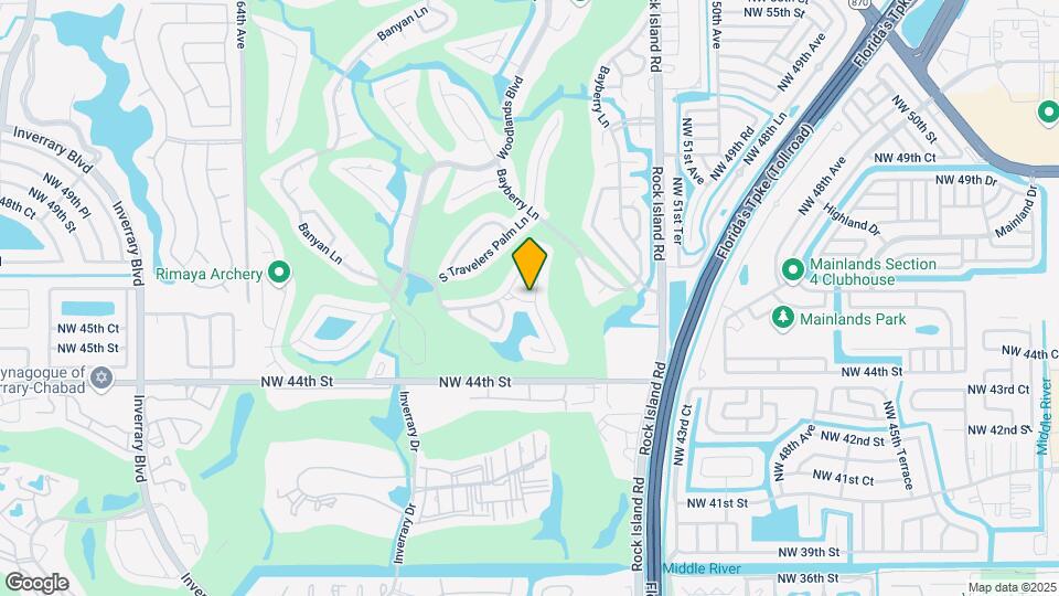 5601 White Cedar Ln Map and Location Details