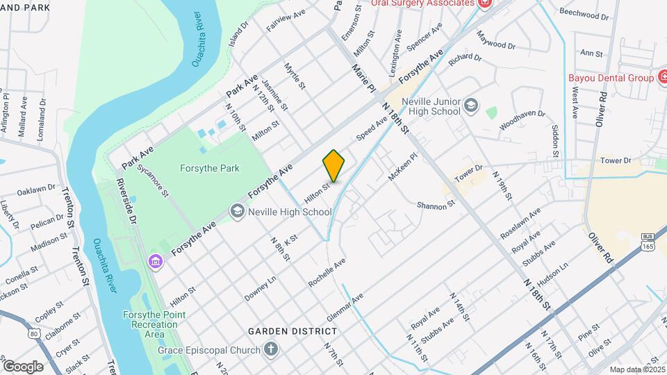 1104 Hilton St Map and Location Details