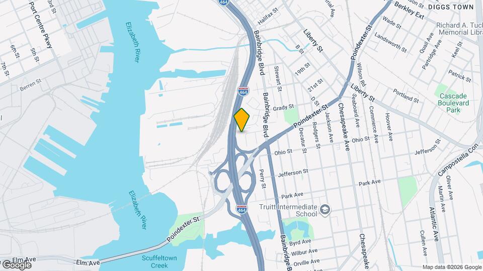 1102 Porter St Map and Location Details