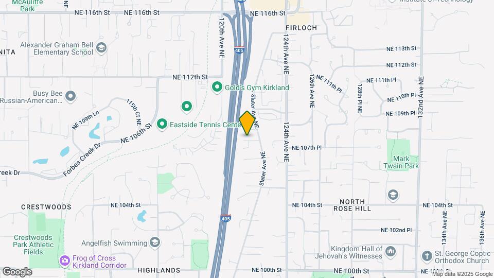 12110 NE 108th St Map and Location Details