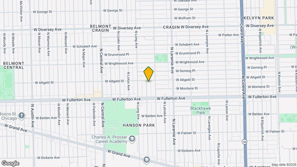 2453 N Lorel Ave, Unit 2 Map and Location Details