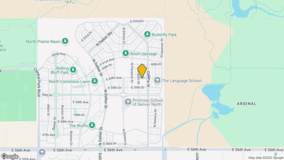 5992 N Fulton St Mapa y Detalles de la Ubicación