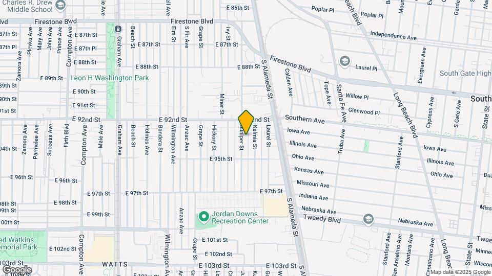 9306-9308 3/4 Juniper St Mapa y Detalles de la Ubicación