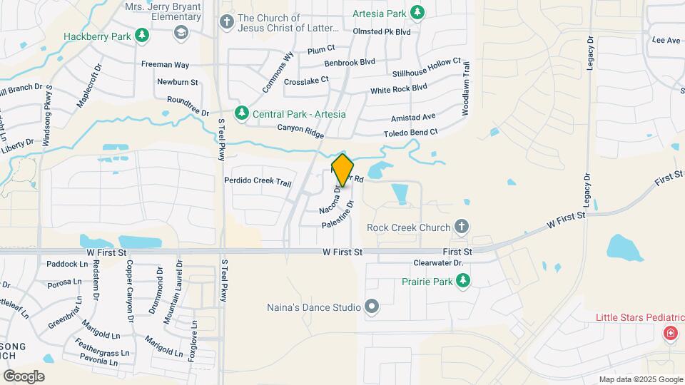 1412 Nacona Dr Map and Location Details